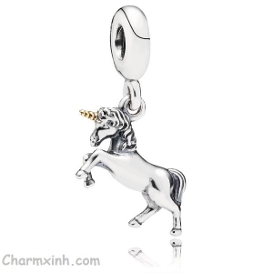 Charm treo unicorn pandora ngựa 1 sừng CT 219